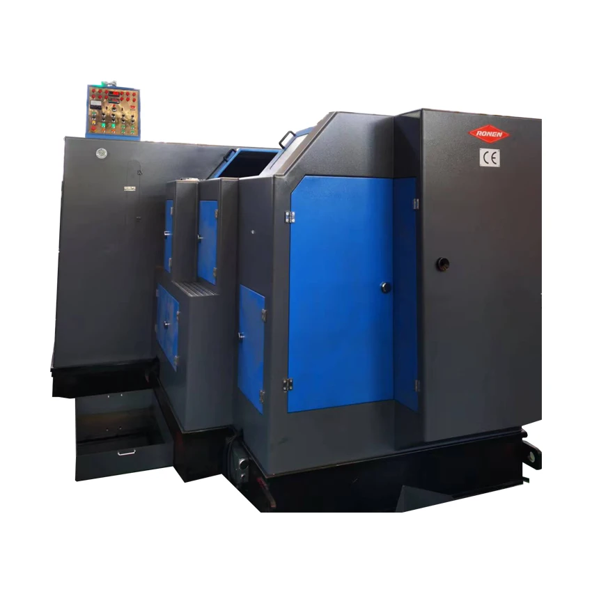 Fully Automatic Hydraulic Spline Shaft Steel Rod Rebar Nail Thread Rolling Screw Bolt Making Machine