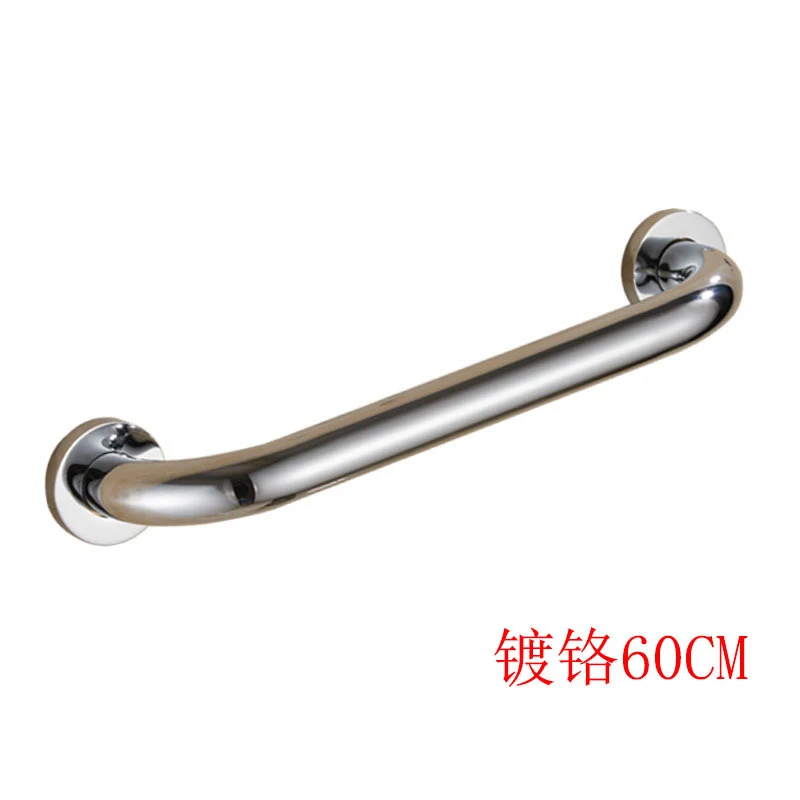 Rhetech Customized Bathroom Accessories Disabled Handrail Chrome Shower Handle Bar Safety Hand Rail Support Grab Bar for Hand