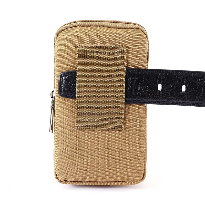 wholesale Mens Mini Camping Bag Travel Sports Belt Bum Pouch small Fanny Pack phone money purse vertical waist bag for men