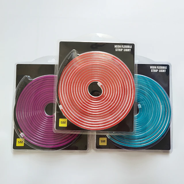 6*12 silicone neon strip light MINI free cut  silica gel neon flex LED neon rope light 12V 24V