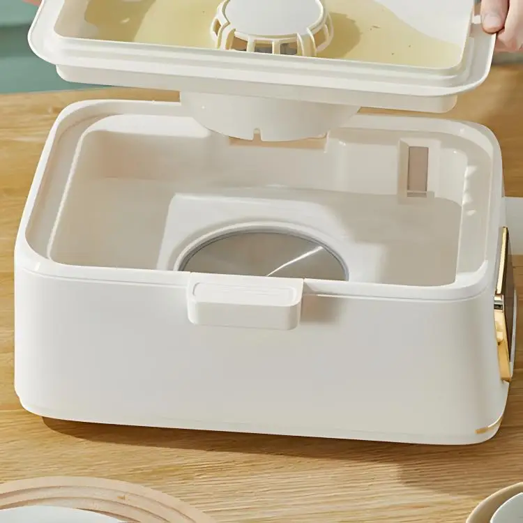 10L Fast Heating Pot Digital Stainless Steel Electric Steam Cooker Food Steamer