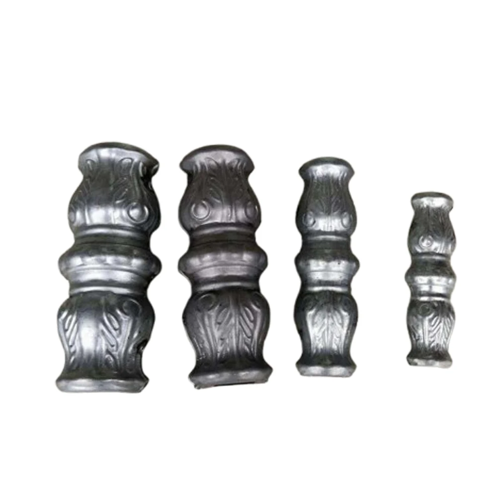 Metal Fence Iron Railing Collar Cast Iron Stud Collar for Baluster Main Gate Decorative Inserts Forged Wrought Iron Collars