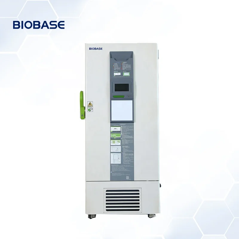 BIOBASE Freezer 58L-158L -86 Degree Ultra Low Temperature Upright Deep  Freezer  for Biological Samples Strain Virus