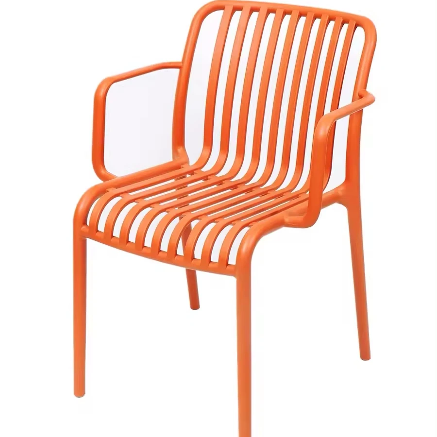 PP Plastic leisure chair Nordic simple chair patio chair for milk tea shop stool open air restaurant outdoor portable stackable