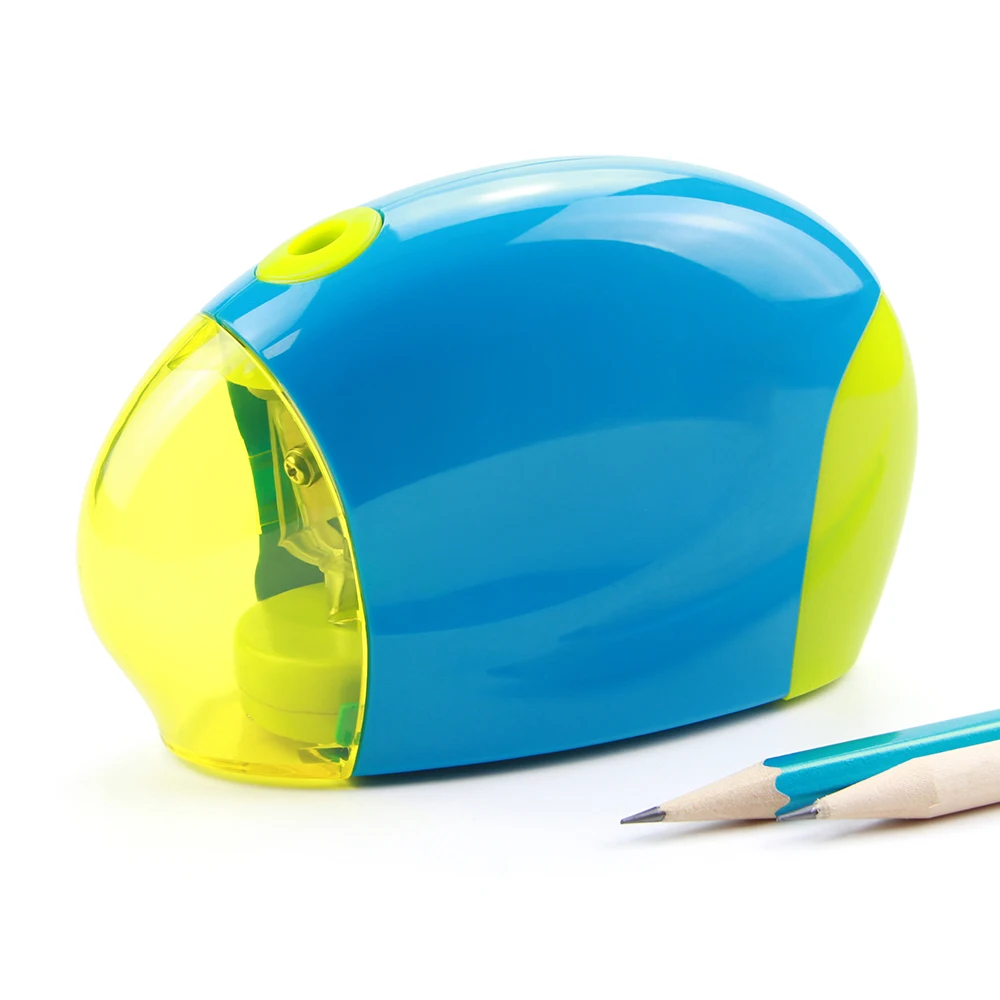 Оптовая продажа бесплатный образец качественная Пластиковая точилка для карандашей Huisheng электрическая студентов школьные точилки