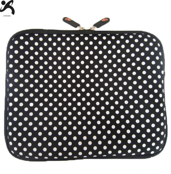 Promotional neoprene shockproof laptop bag custom Messenger Zipper 13 14 15.6 inch laptop sleeve pouch