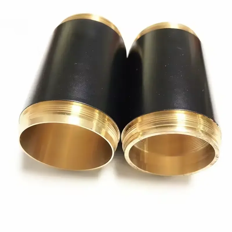 Oem Customized Cnc Turning Machined Brass Bush Sleeve Flanged Bushing Precision Cnc Machining Parts
