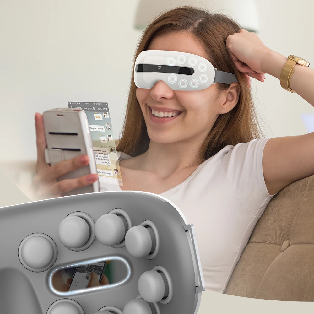 2023 new arrivals eye care massager stress relief machine/handheld thermal care eye massager anti aging