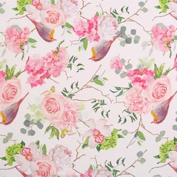 Reayol digital printed 30s viscose rayon fabric stocklot