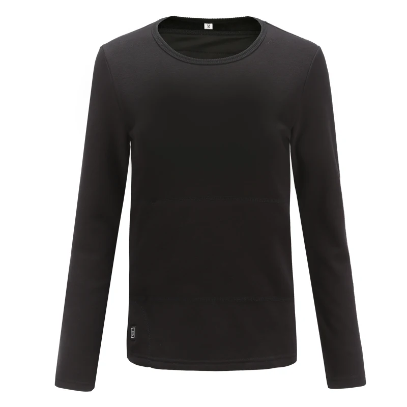 Одежда с интеллектуальным подогревом, костюм с постоянной температурой и подогревом, Мужская зимняя популярная одежда с USB, черное термобелье для женщин