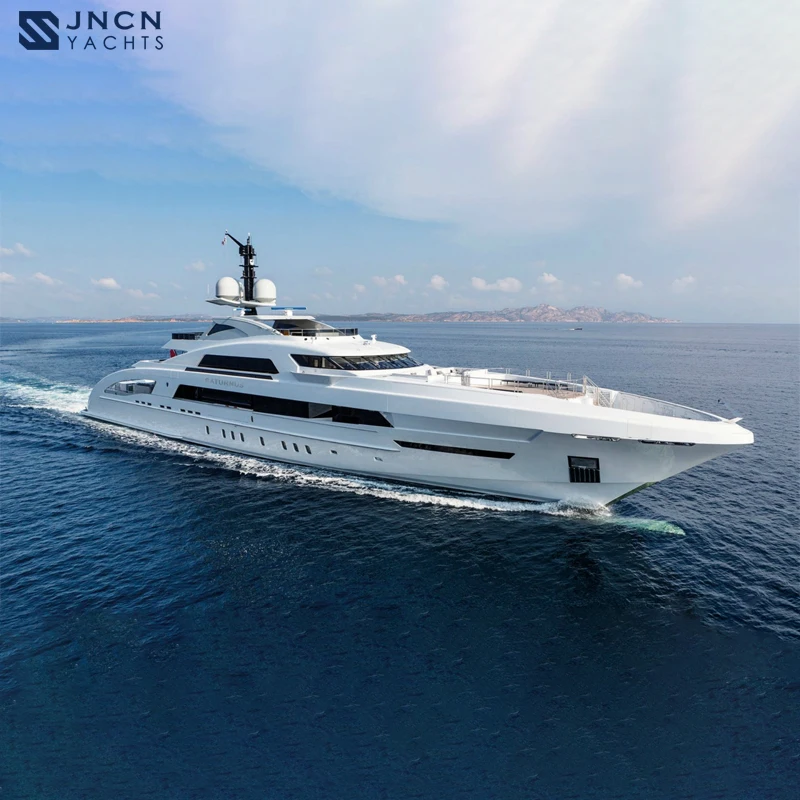 JNCN Fiberglass Hull Material Custom Super Boat luxury Large Yacht Luxury 65M Yacht For Sale 213Ft Boat
