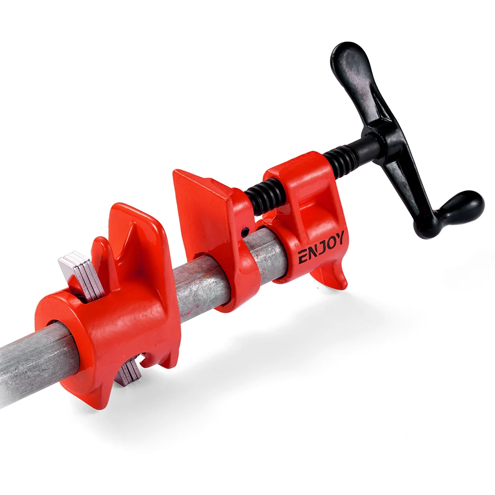 Quick Release H Style Pipe Clamp with Crank Handle