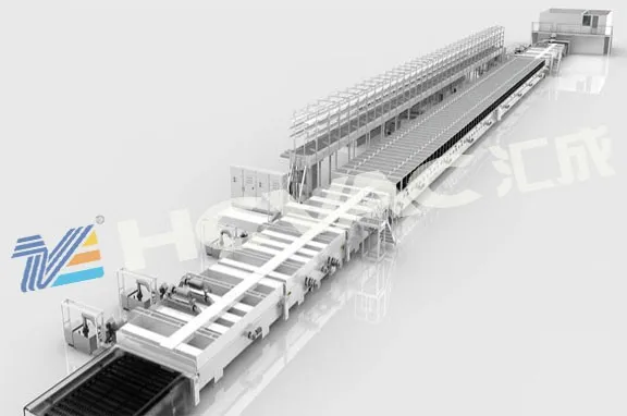 hot selling low-e glass continous coating production line