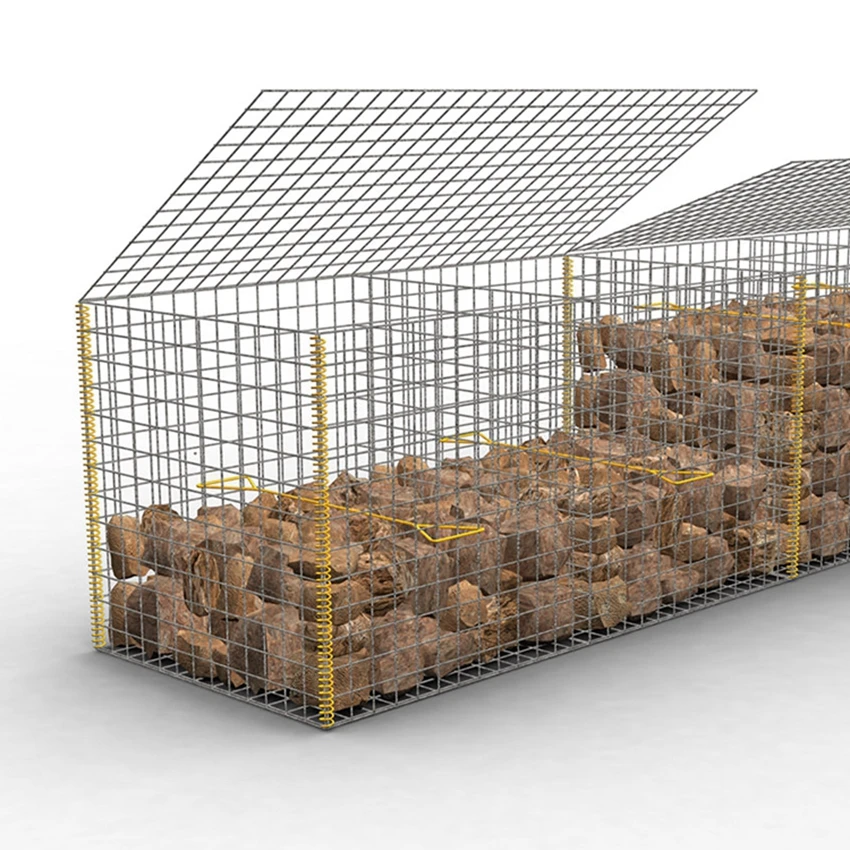 Galfan сварные габионные подпорные стены блоки 200x100x50 коробки габионная корзина каменная клетка садовый забор