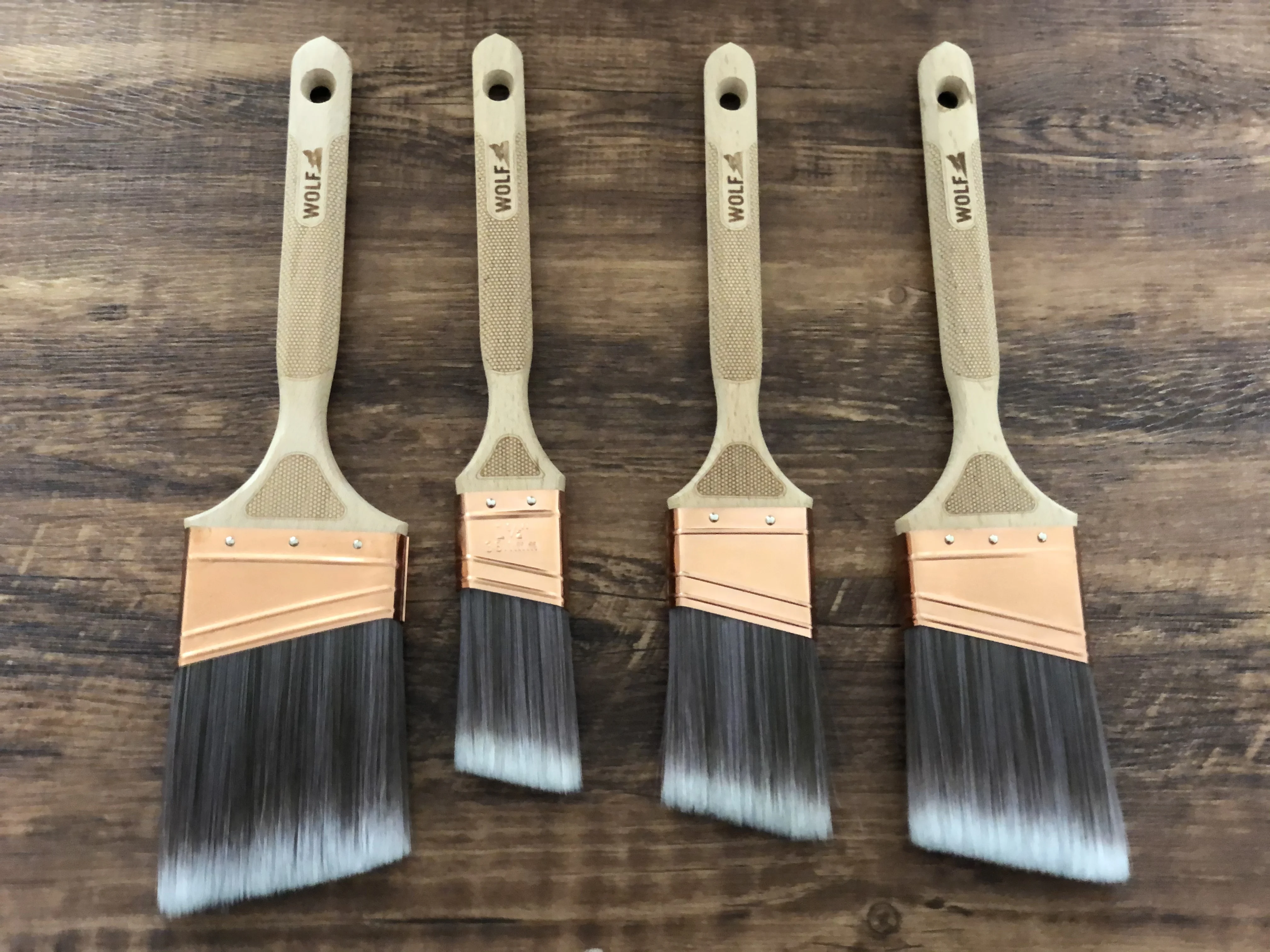 Wood Handle Trim and Walls Polyester 2 inch Angle Sash Brush Purdy Style painting brushes