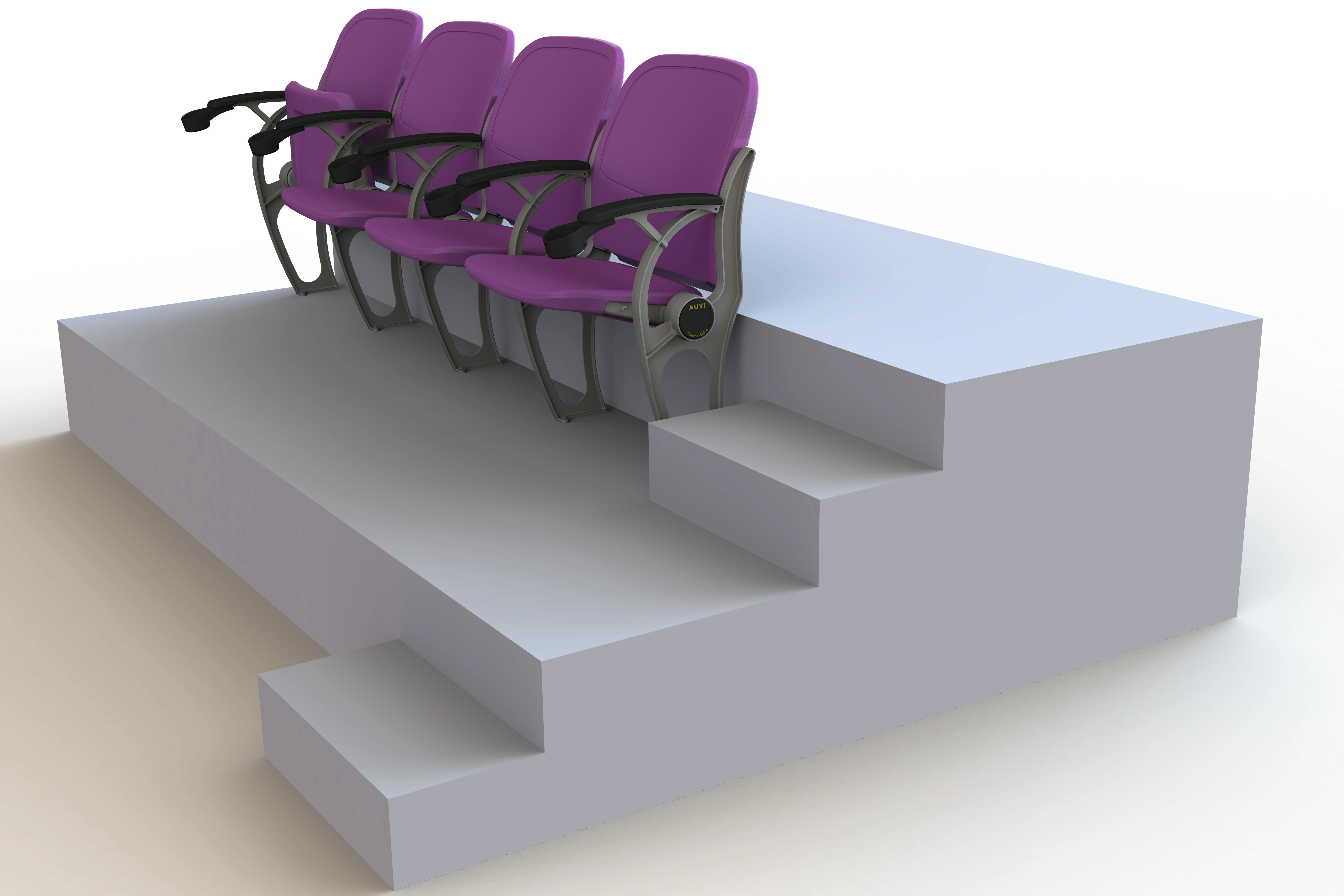 Outdoor Stadium chair used for gym bleacher BLM-4681