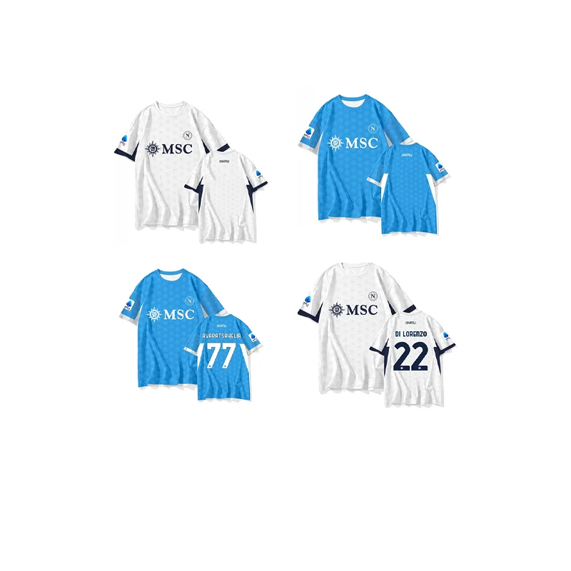 24/25 футбольные майки Napoli 3 # CAMPIONI OSIMHEN KVARATSKHELIA
