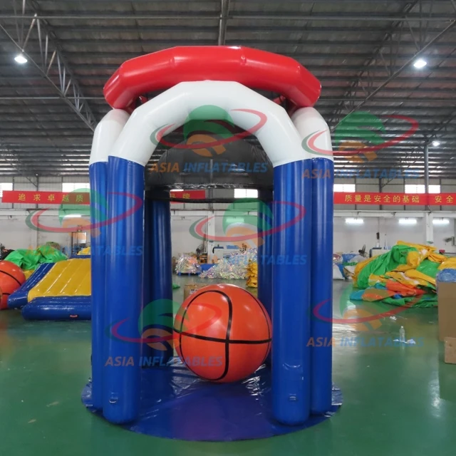 Quick Delivery Shooting Goal Air Sealed Big Inflatable Basketball Hoop for Throwing Game