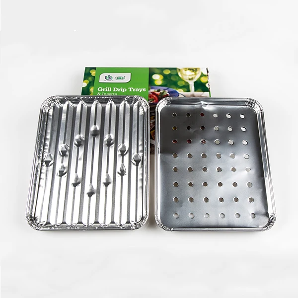 Durable household kitchen use microwave safe toaster ovens grill trays chicken drip pans disposable oven foil broiler pan
