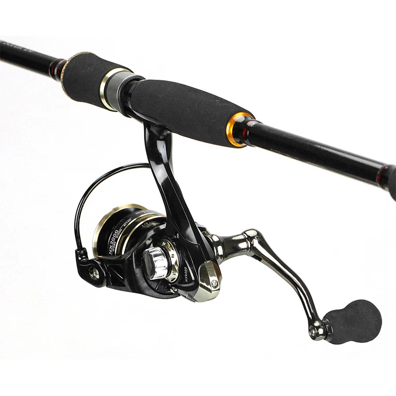 WeiHe 17pcs Fishing Rod And Reel Combo 1.8m 2.1m Rod Spinning Reel Lure Line Accessory Set