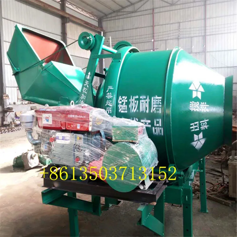 Wholesale and retail manufactory jzc350r diesel engine concrete mixer