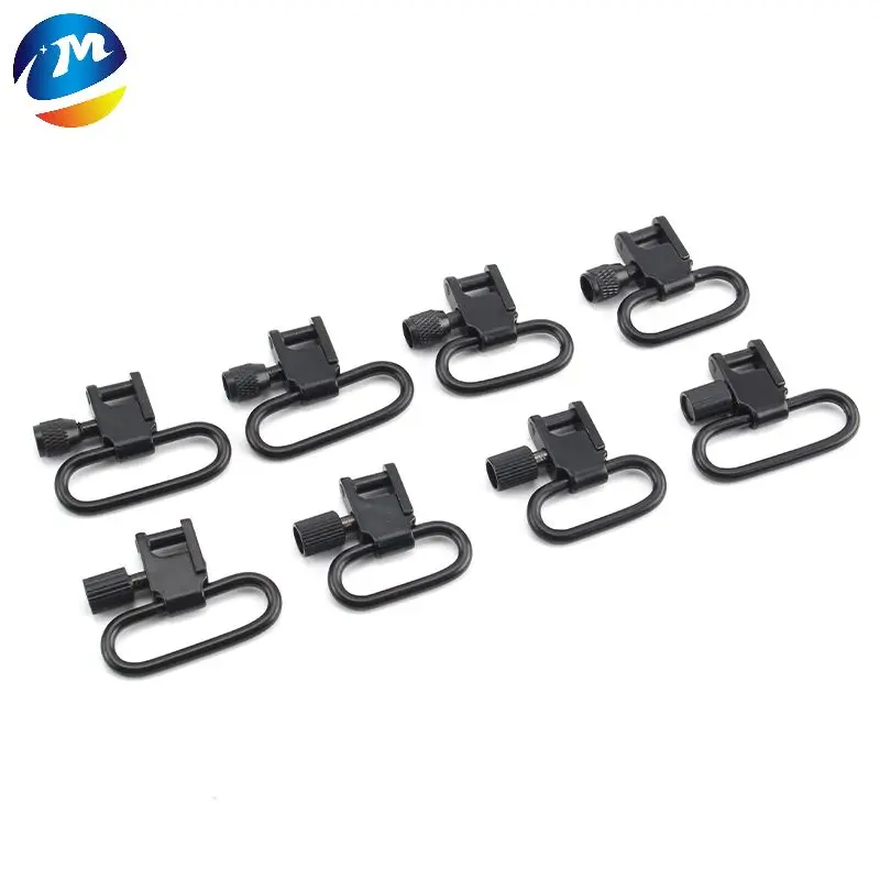 Outdoor Hunting Accessories 1 inch Detachable Sling Mount Ring metal Strap Buckles Kit black Sling Quick Detach Swivel