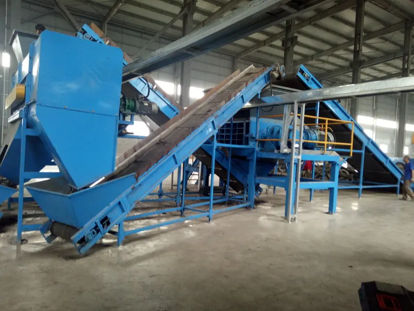 
tire recycling machinery tire breaker to make rubber powder 