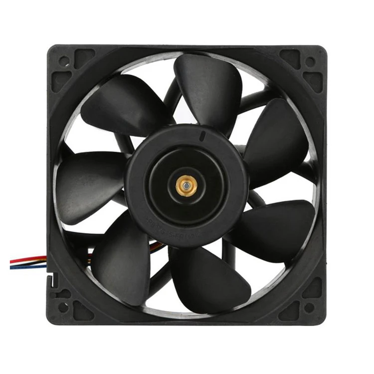  Шариковый подшипник 12038 S7 S9 antminer вентиляторы 120X120X38mm работающего на постоянном токе 12 В в 6000RMP Биткойн Майнер Вентилятор охлаждения btc принимаем