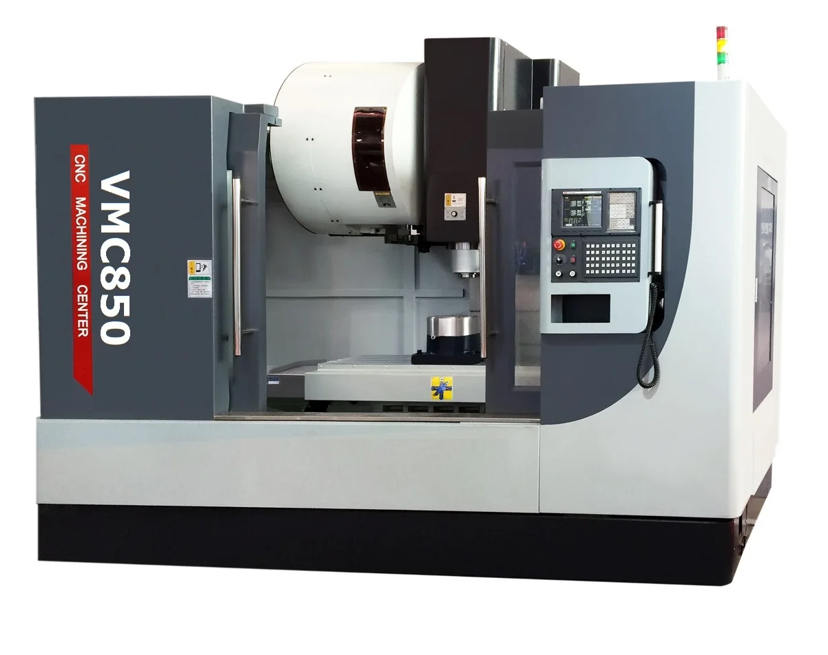 SUPERTECH high precision cnc VMC850 vertical cnc milling & drilling machining center cnc vmc machine 4 axis price