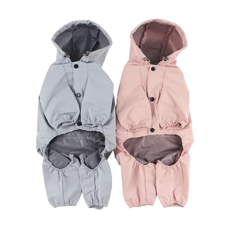 Hot Sale OEM/ODM New Pet Lightweight Raincoat Premium Breathable All Seasons Universal Pet Reflective Raincoat for Cats Dogs