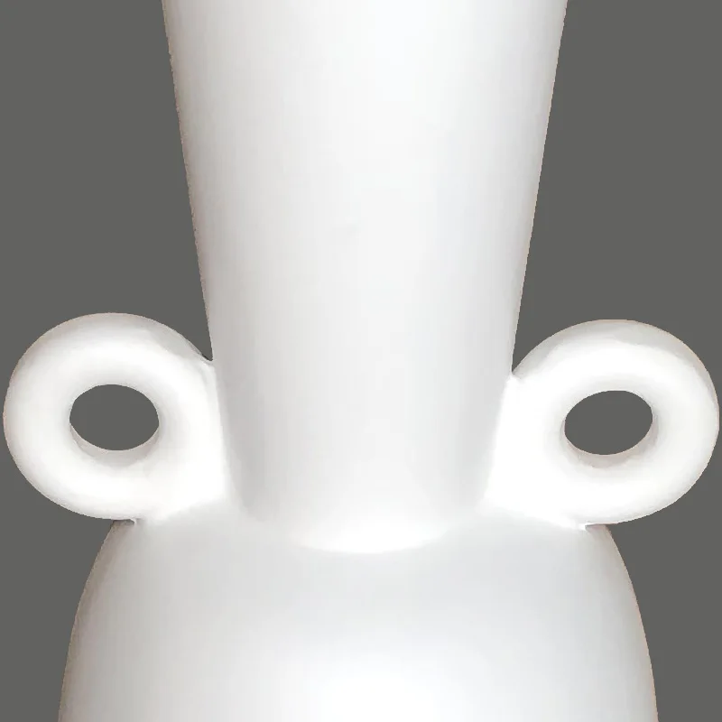 Fiberglass Flower Pot Handmade White Urn Vases Concrete Planter Molds