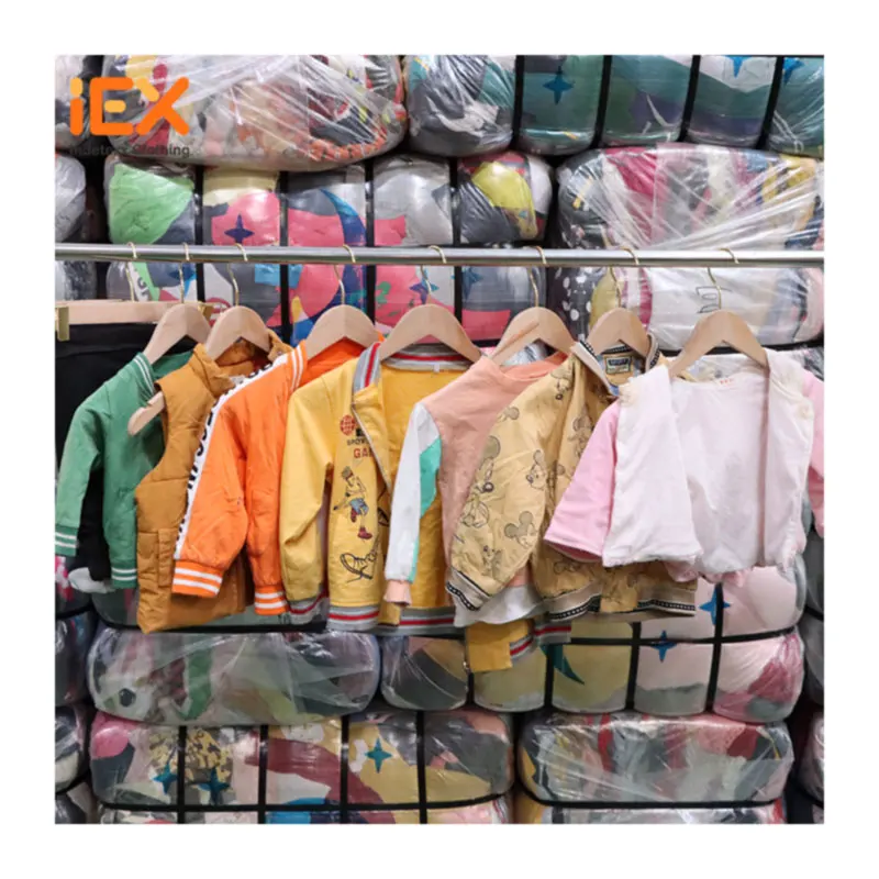 Factory Direct Sale Kids Second Hand Brand Clothing Bale Used Summer Clothes