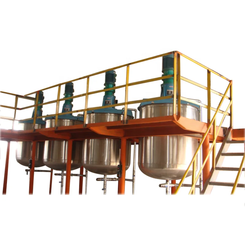 Laizhou Newhongda SS304 cstr reactor chlorinated paraffin turnkey plant pvc scrap