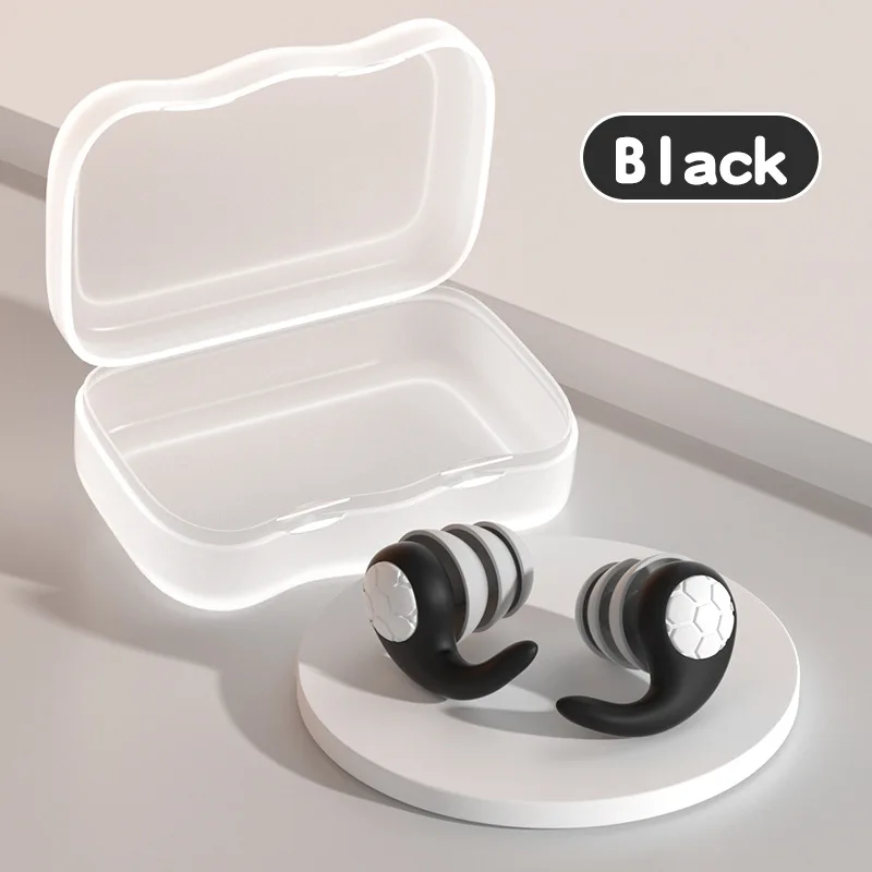 1Pair Soft Silicone Earplugs Noise Reduction Ear Plugs for Travel Study Sleep Waterproof Hear Safety Anti-noise Ear Protector