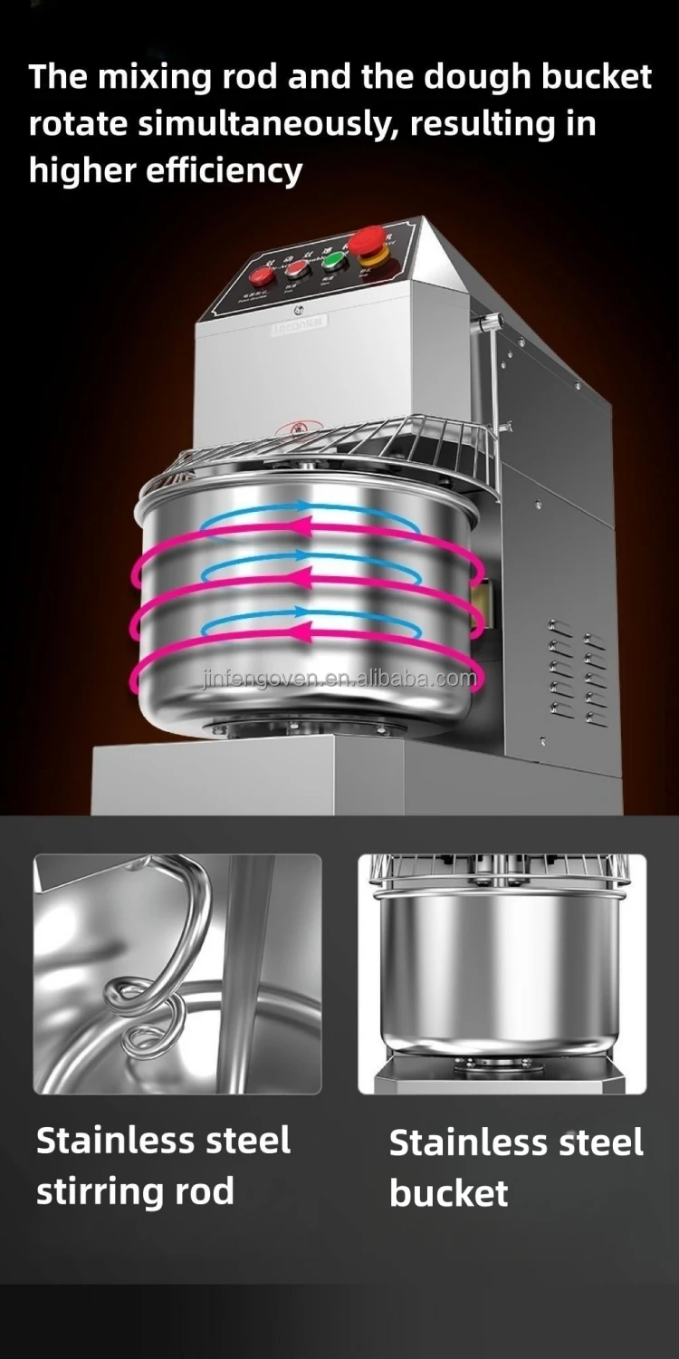 Commercial dough mixer bakery machines 10L 20l 30l spiral flour bread dough mixer machine spiral food mixers