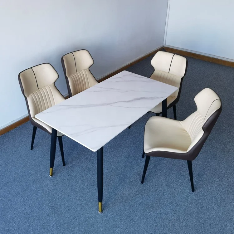 
Factory direct sales casual dining chair set dining chairs and table 