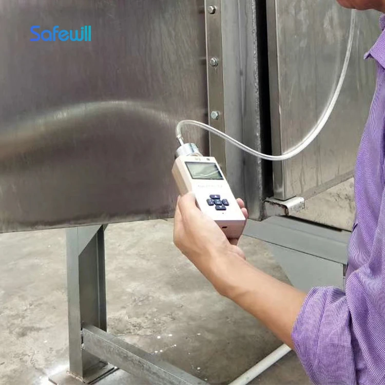 Safewill Industrial Gas Leak Detector Tester ES20B Gas Detector Metal USB LCD Screen Combustible Gas Detectors with Alarm