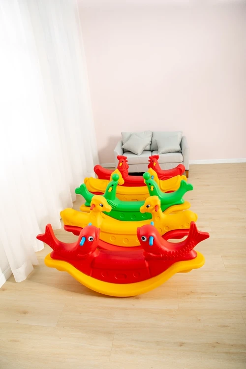 Durable and High Quality Wholesale Cheap Plastic Animal Seasaw