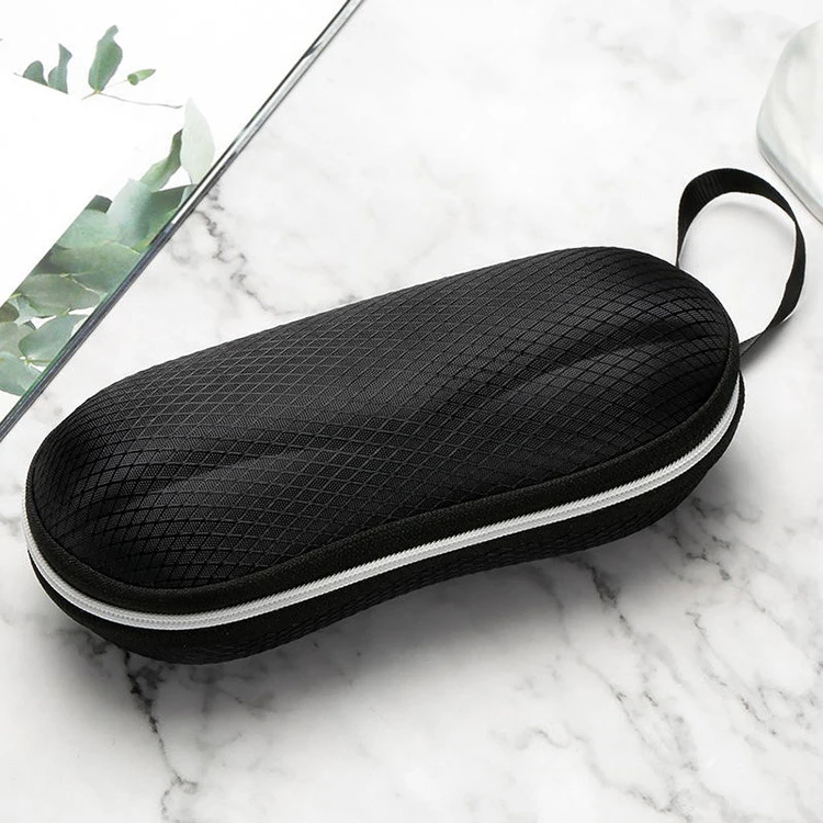 Multifunctional black glasses case high quality PU leather glasses case with various shapes