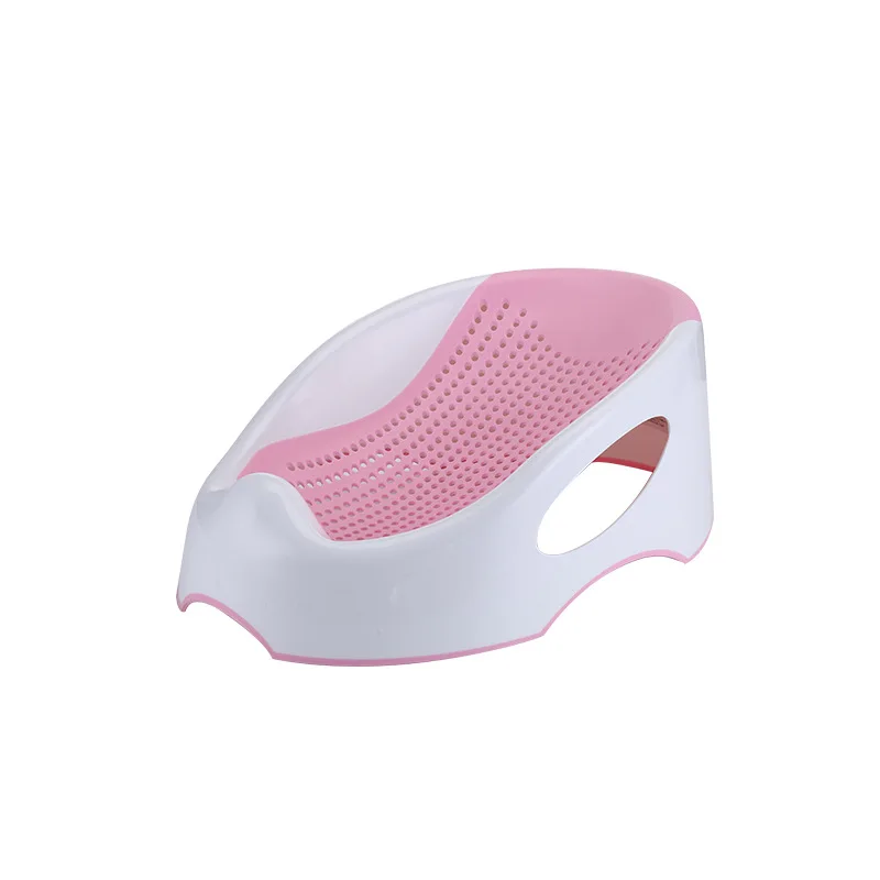 Hot Selling Newborn Baby Bath Seat Support Rack Soft Plastic Tubs General Bath Barrel With Anti-slip Base