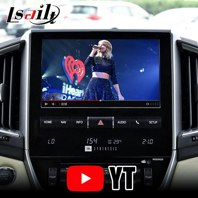 PX6 Android Video Interface for Land Cruiser LC200 Toyota 2014-18 GPS Navigation with CP & AA by Lsailt