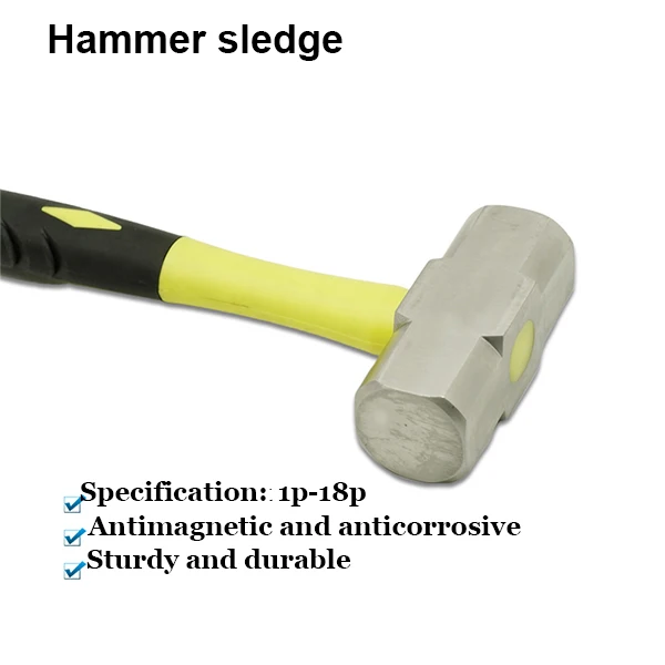 hot sale stainless steel tool hammer sledge used to tap on object for oil station