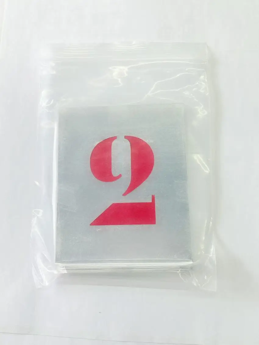 wholesale 11inch letter Stencil Logo set custom template aluminium alloy painting on the wall floor  metal stencil