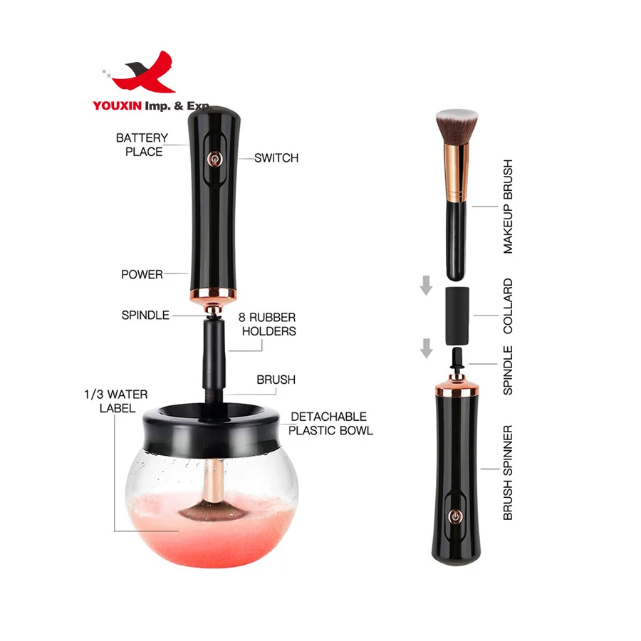 Dryer Super-Fast Electric Brush Cleaner Spinner Makeup Brush Tools Machine Automatic Brush Cleaner