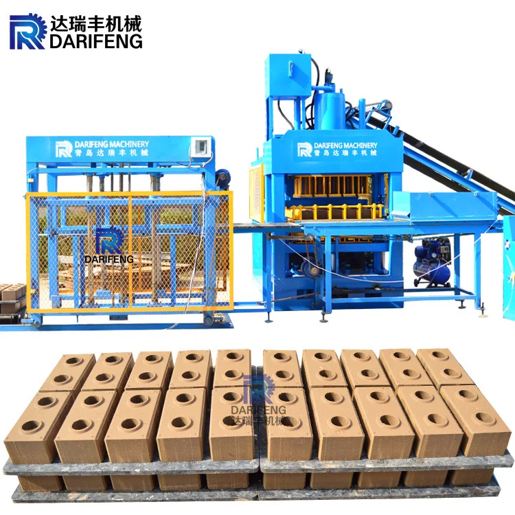 500 tons press DF10-10S automatic hydraulic pressure Building clay soil earth Brick Making Machine