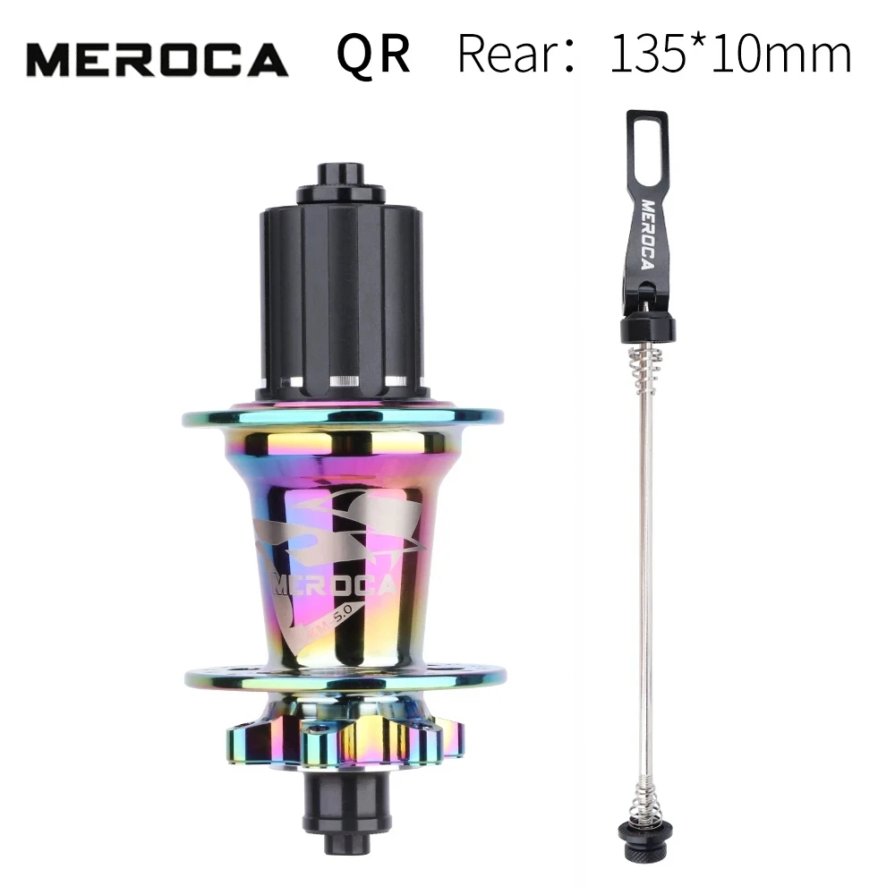 MEROCA Mountain Bike Bicycle Hub 32Holes 100/142mm 100/135mm QR/TA 6pawls 5 Bearings MTB Disc Brake Hub For 8/9/10/11 Speed