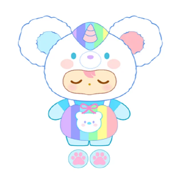 SUPERCUTE Blind box Action FigureToys Dolls Model Blind Box silicon plush blind box toys