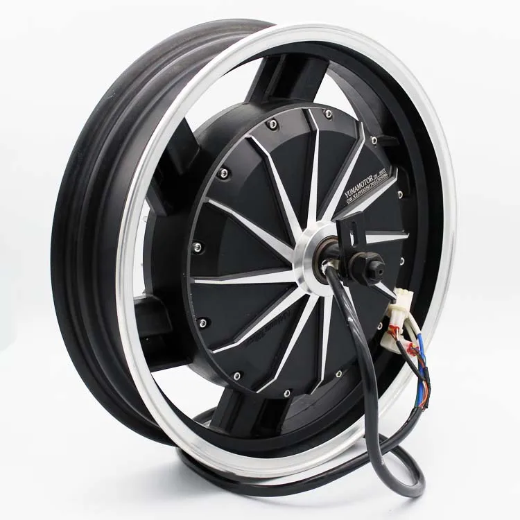 16 inch 72v 2000w Electric Motorcycle Motor Wheel Hub Motor for sale