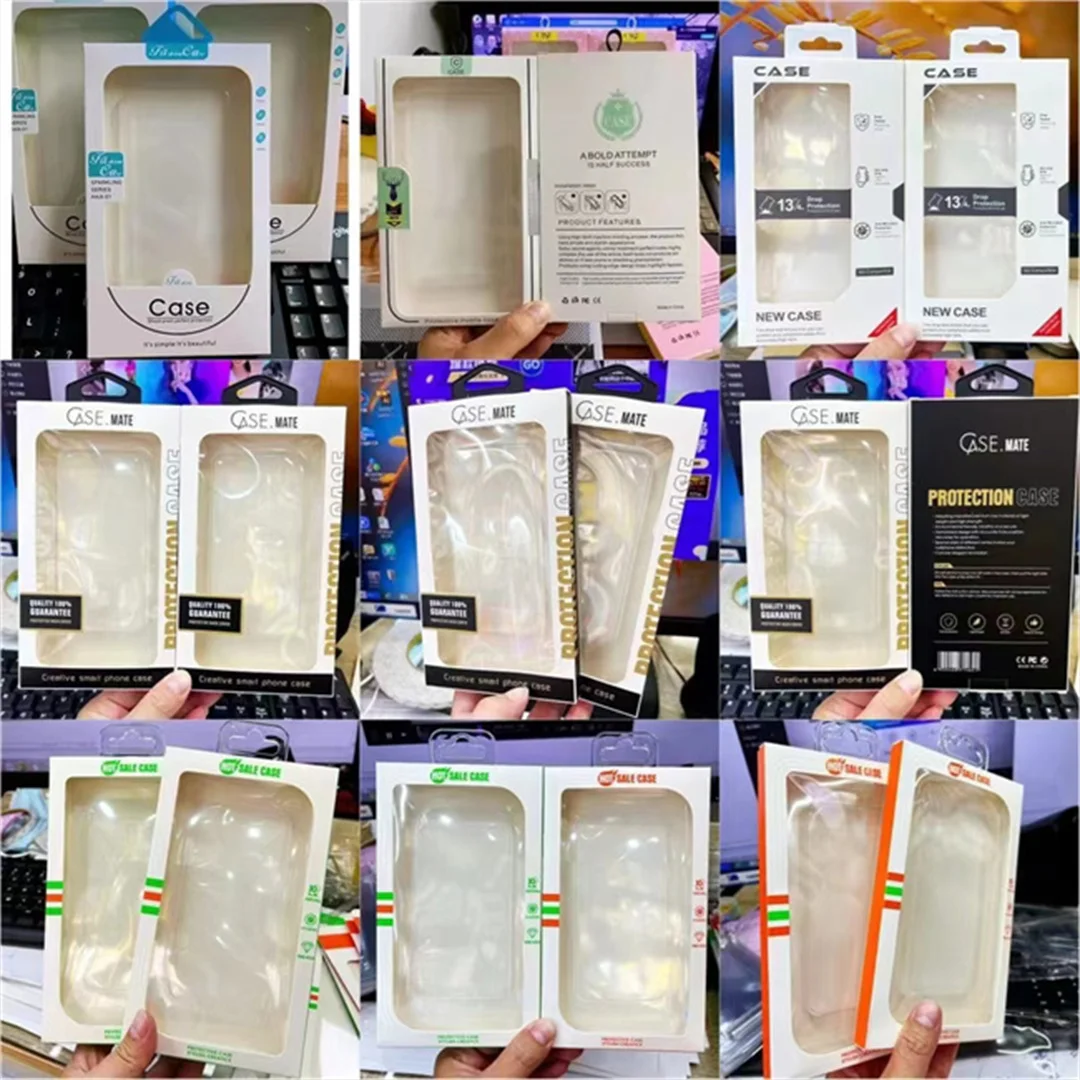 New Arrival Custom Cell Mobile Phone Case Retail Packaging Luxury Recyclable Printed Cell Phone Cover Gift Paper Box