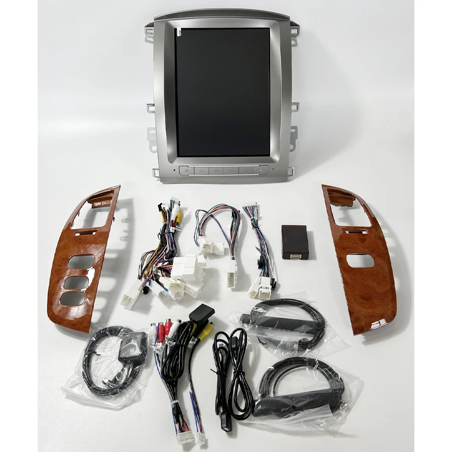 Высокое качество 12,1 дюймов Автомобильный Android экран Навигатор автомобильный стерео плеер Land Cruiser 100 Lexus Lx470 Auto Carplay для 2001-2011